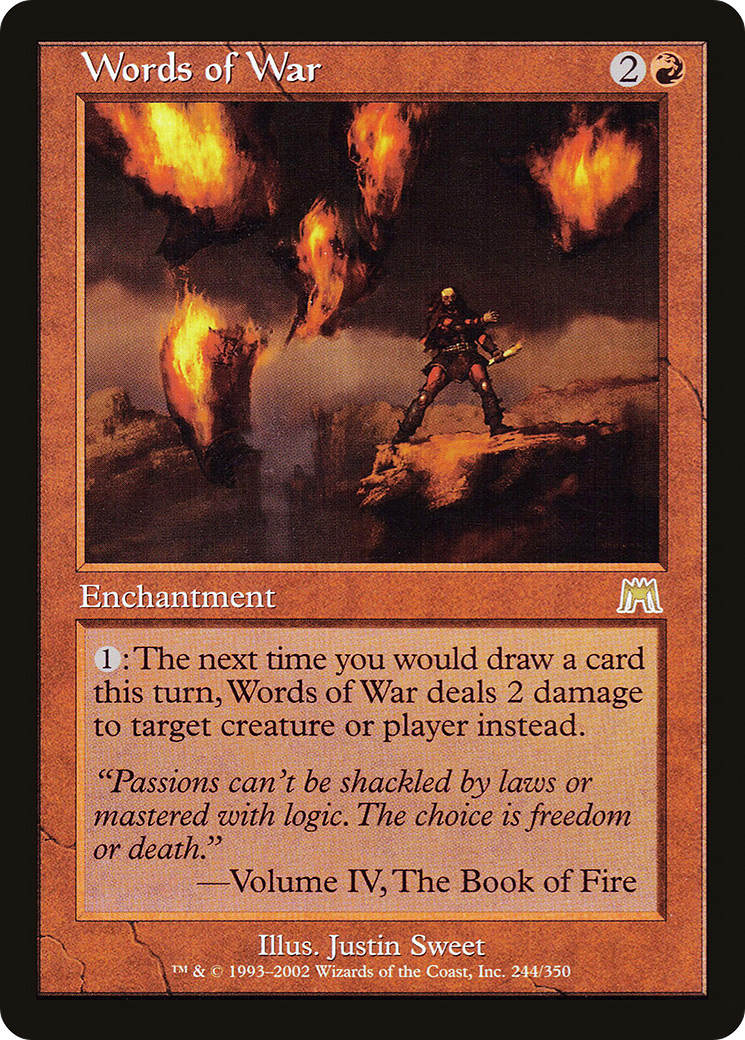 Words of War (244) Foil - Onslaught
