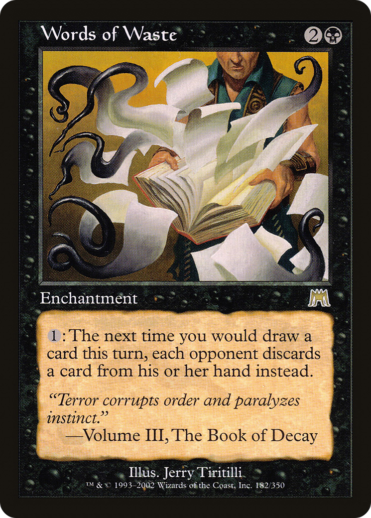 Words of Waste (182) - Onslaught