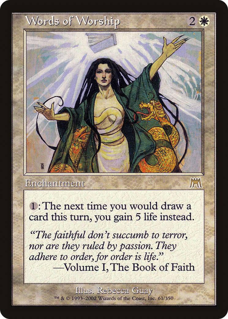 Words of Worship (061) Foil - Onslaught