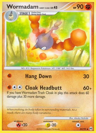 Wormadam Sandy Cloak (50) - Arceus