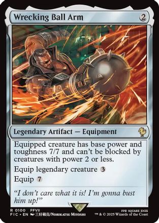 Wrecking Ball Arm (100) Surge Foil - Commander: FINAL FANTASY