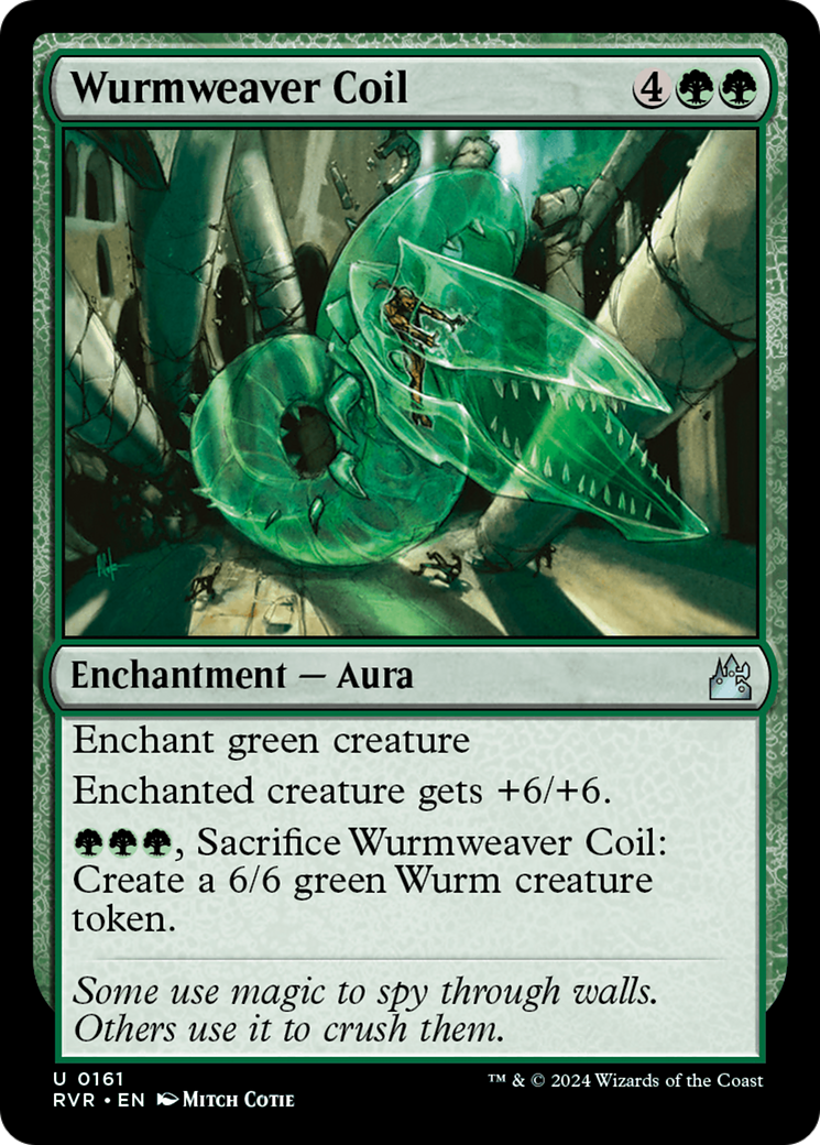 Wurmweaver Coil (161) Foil - Ravnica Remastered