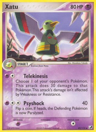 Xatu (49) Reverse Holofoil - Unseen Forces