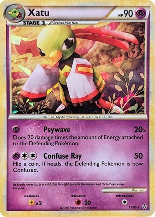 Xatu (Cracked Ice Holo) (Blister Exclusives) (11) Holofoil - Unleashed