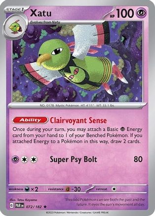Xatu (Deck Exclusives) (72) - Paradox Rift