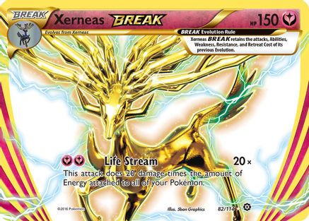 Xerneas BREAK (82) Holofoil - Steam Siege