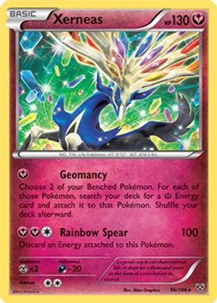 Xerneas (Cracked Ice Holo) (Deck Exclusives) (96) Holofoil - XY Base Set