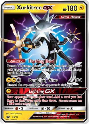Xurkitree GX (SM68) Holofoil - Black Star Promos
