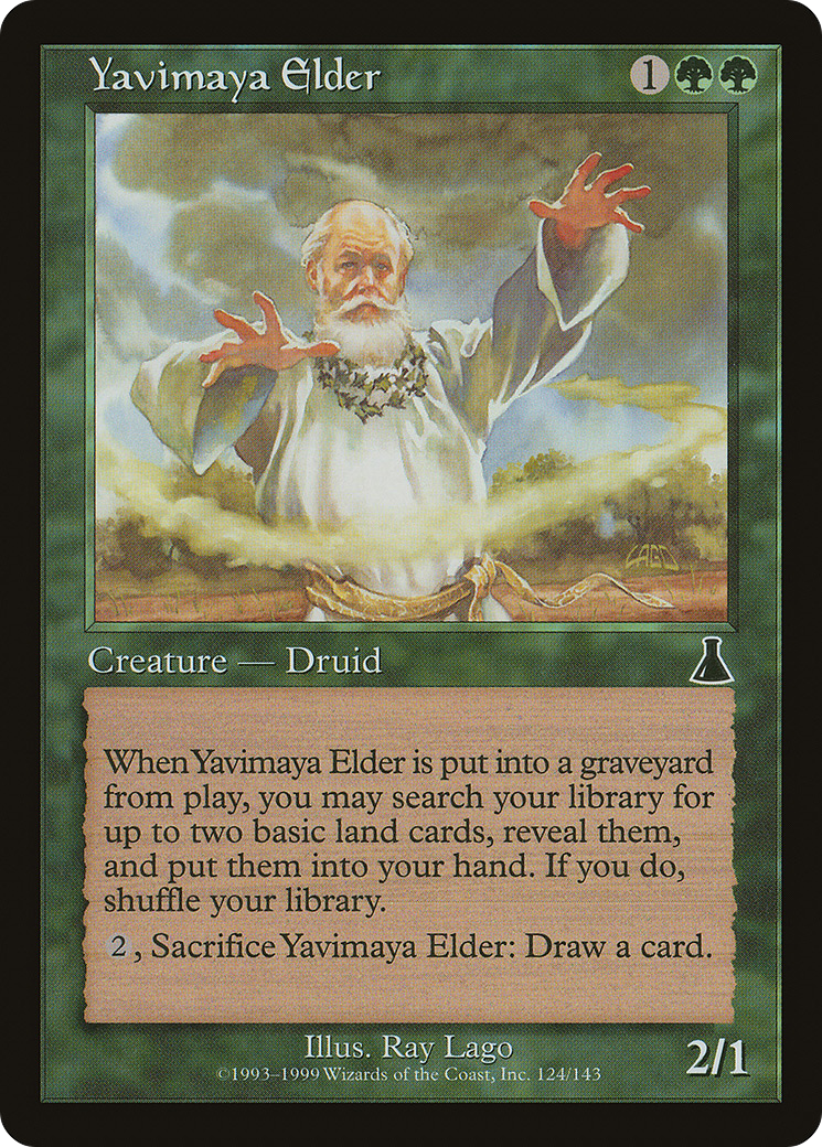 Yavimaya Elder (124) Foil - Urza's Destiny