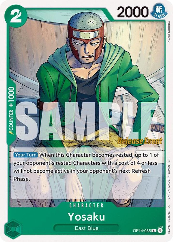 Yosaku (OP14-035) Release Event Cards