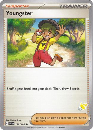 Youngster (#21 Pikachu) (198) - Battle Academy 2024