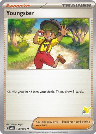 Youngster (#59 Pikachu) (198) - Battle Academy 2024