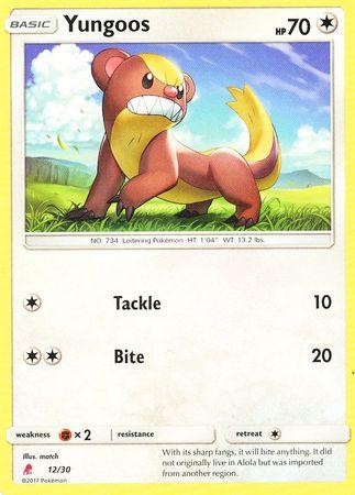 Yungoos (12) - Trainer Kit: Lycanroc & Alolan Raichu