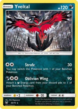 Yveltal (54) Holofoil - Shining Legends