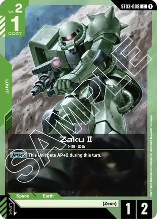 Zaku II (ST03-008) - Starter Deck 03: Zeons Rush