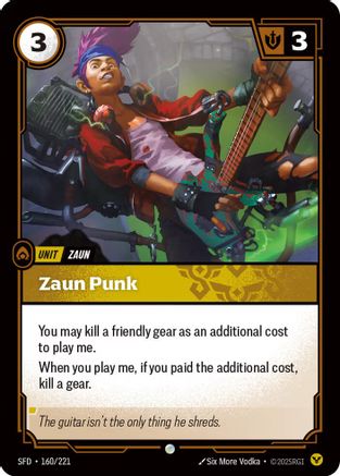 Zaun Punk (160) Foil - Spiritforged
