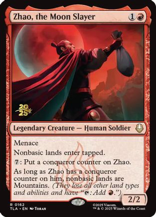 Zhao, the Moon Slayer (Prerelease) (162) Foil - Avatar: The Last Airbender