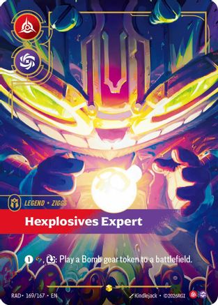 Ziggs, Hexplosives Expert (Overnumbered) (169) Foil - Radiance