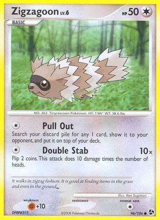 Zigzagoon (96) Reverse Holofoil - Great Encounters
