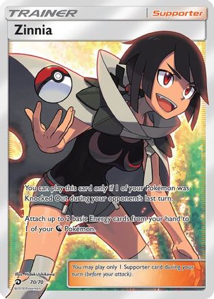Zinnia (Full Art) (70) Holofoil - Dragon Majesty