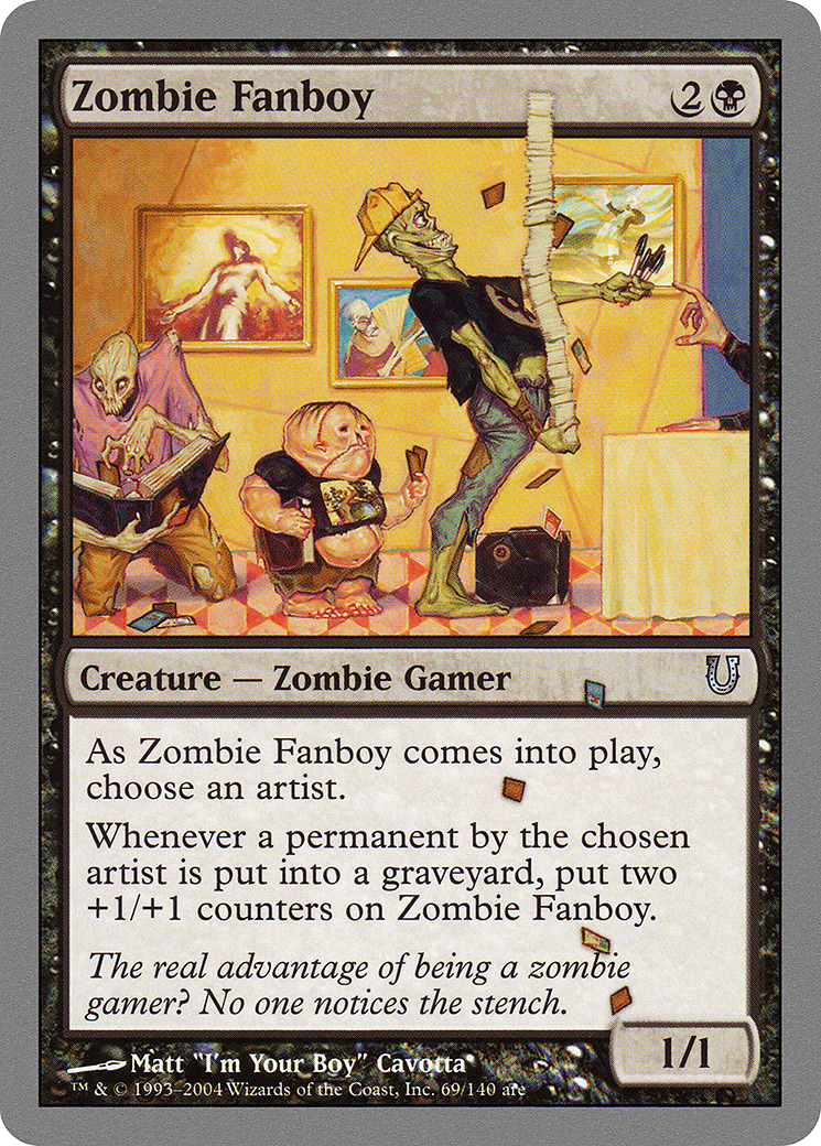 Zombie Fanboy (069) Foil - Unhinged