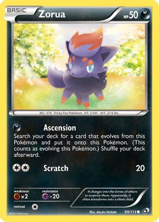 Zorua (89) - Legendary Treasures
