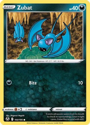 Zubat (103) - Silver Tempest