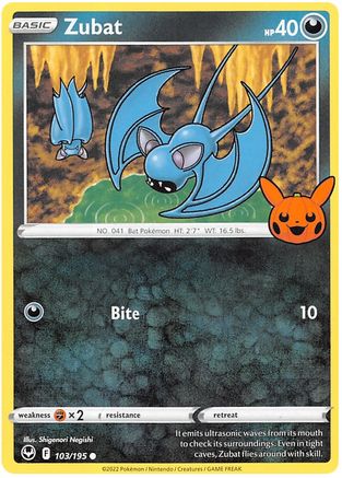 Zubat (103) - Trick or Trade BOOster Bundle