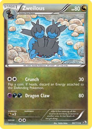 Zweilous (98) Reverse Holofoil - Legendary Treasures