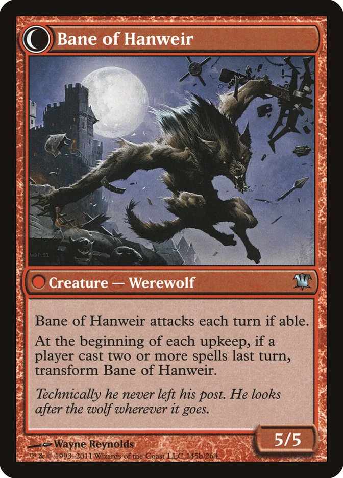 Hanweir Watchkeep // Bane of Hanweir (145) - Innistrad