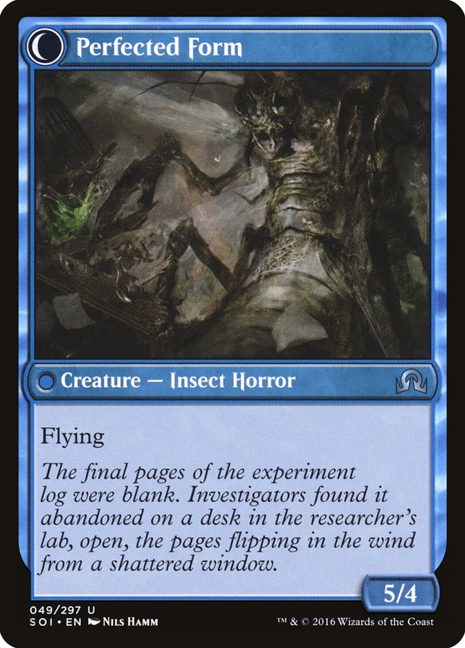 Aberrant Researcher // Perfected Form (049) - Shadows over Innistrad