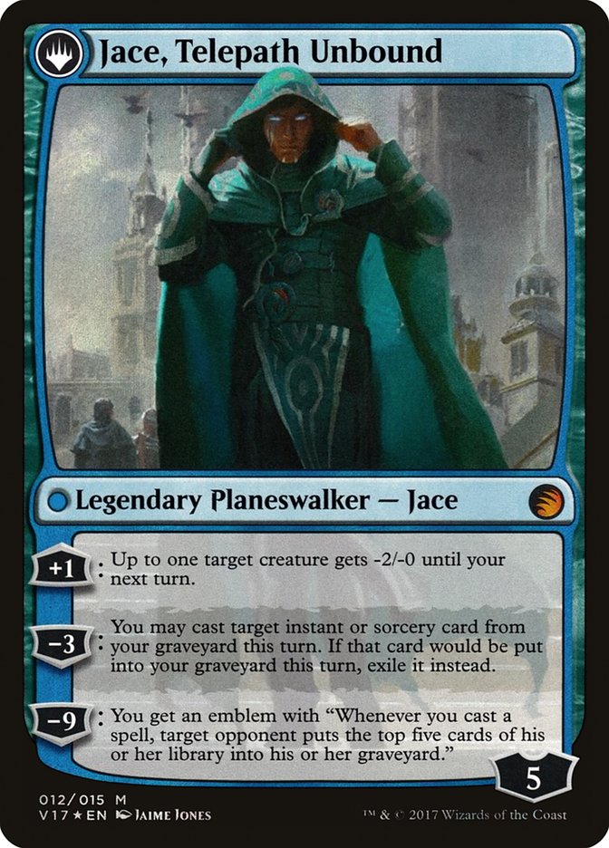 Jace, Vryn's Prodigy // Jace, Telepath Unbound (012) Foil - From the Vault: Transform