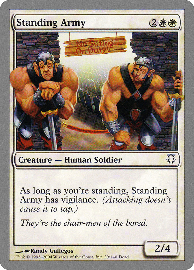 Standing Army (020) - Unhinged