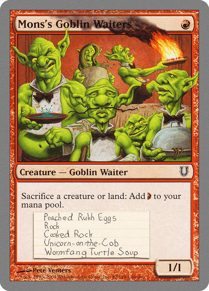 Mons's Goblin Waiters (082) - Unhinged