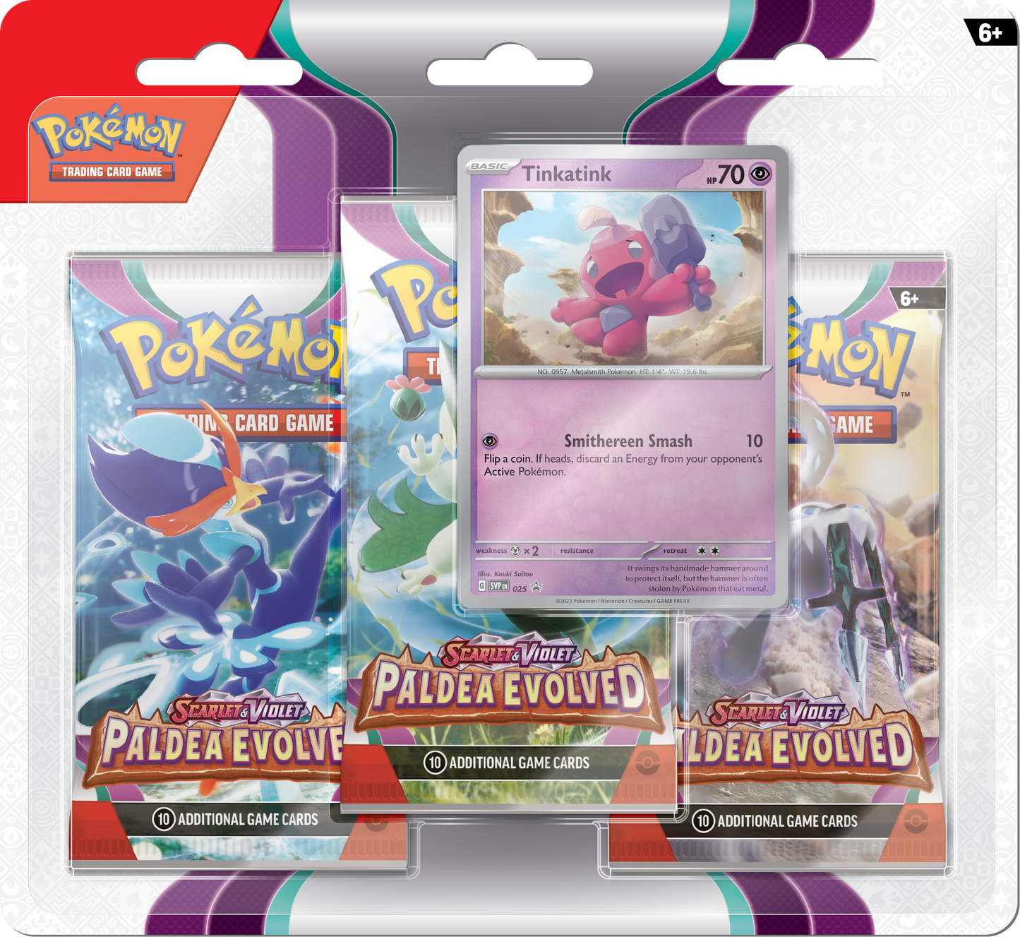Pokémon TCG: Scarlet & Violet - Paldea Evolved 3 Blister Pack