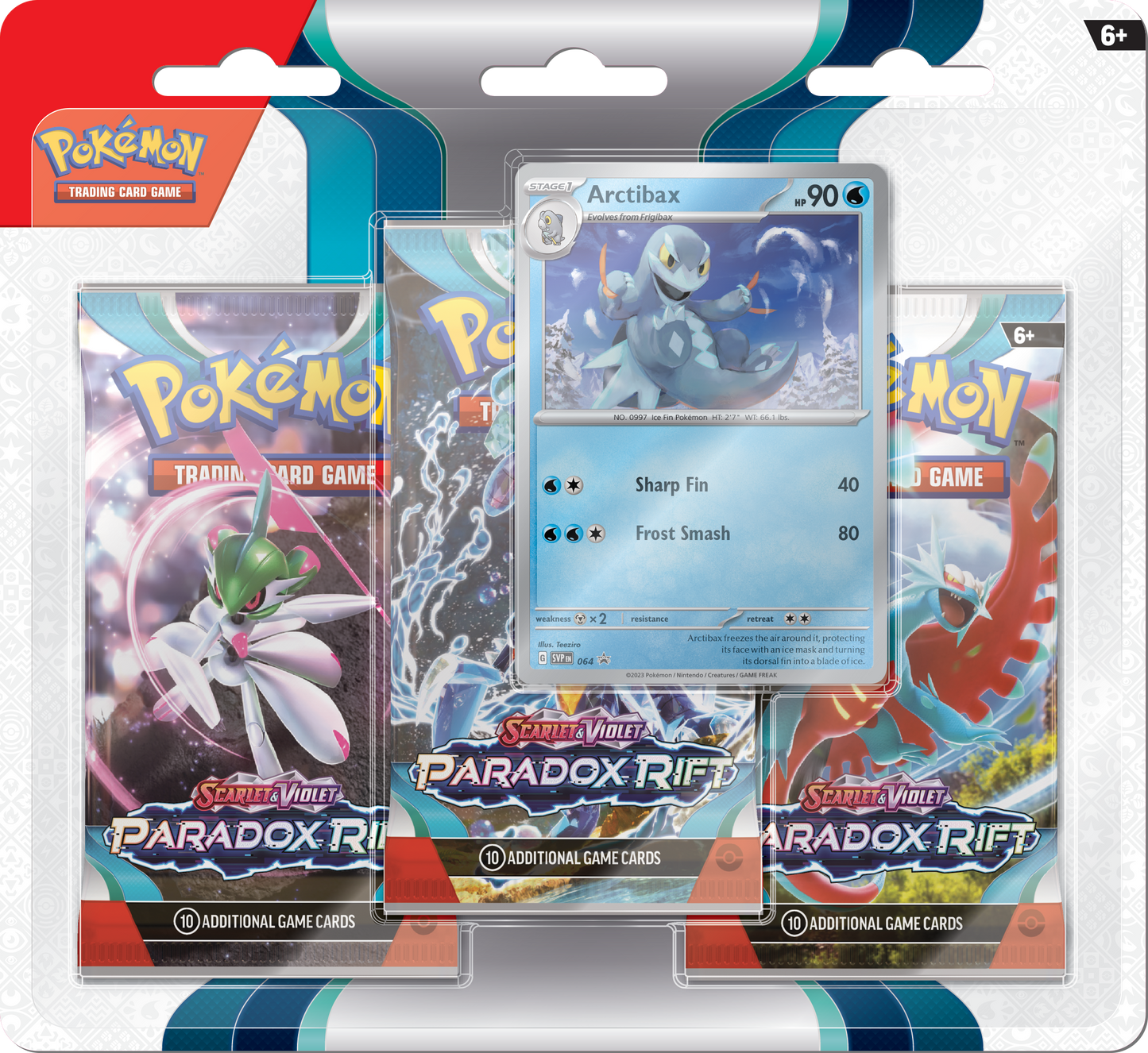 Pokémon TCG: Scarlet & Violet - Paradox Rift 3 Pack Blister