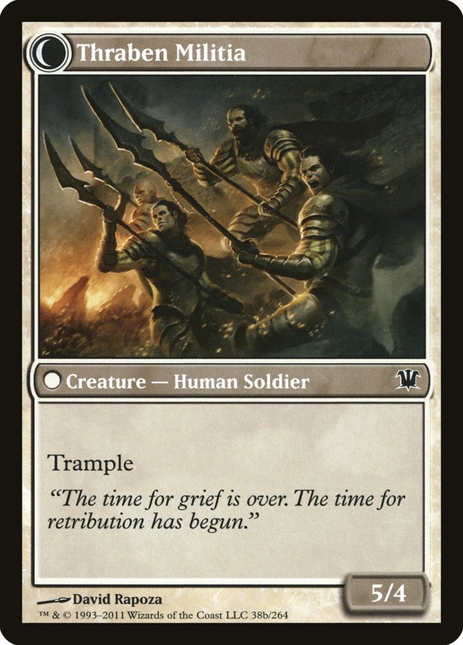 Thraben Sentry // Thraben Militia (038) - Innistrad