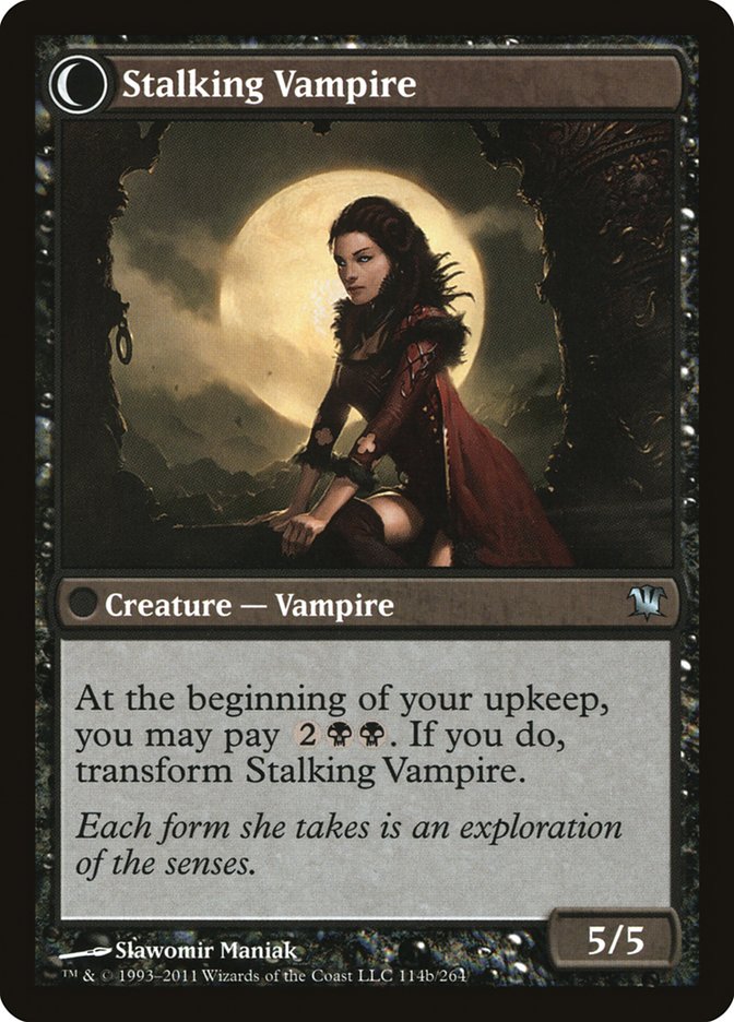 Screeching Bat // Stalking Vampire (114) - Innistrad