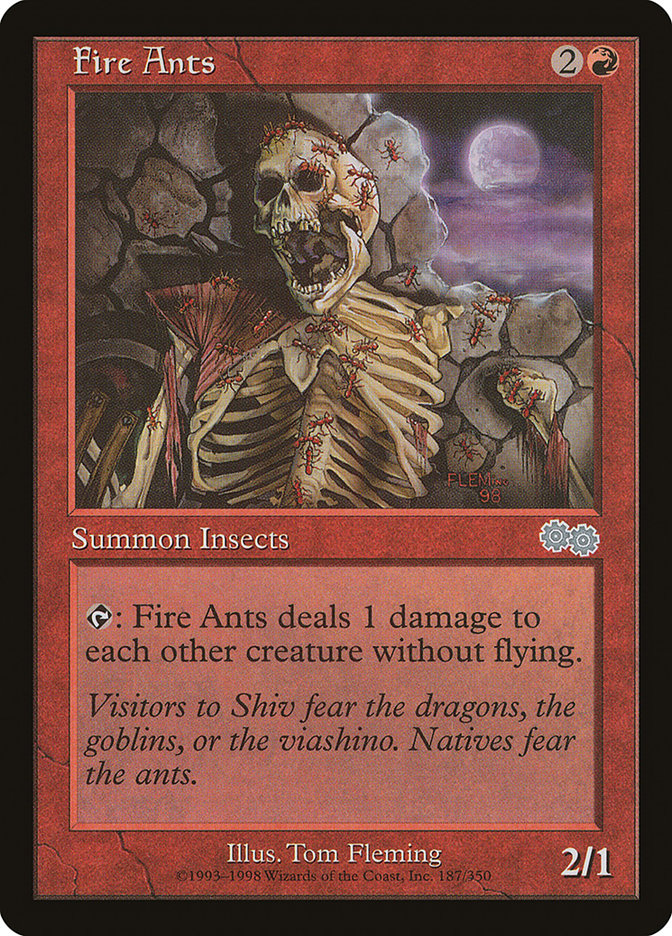 Fire Ants (187) - Urza's Saga