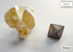 Chessex Scarab Blue Blood/Gold Mini-hedral Dice Set | Silver Goblin