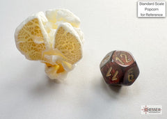 Chessex Scarab Blue Blood/Gold Mini-hedral Dice Set | Silver Goblin