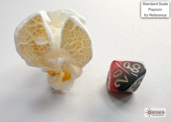 Chessex Gemini Black-Red/Gold Mini-hedral Dice Set