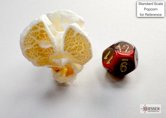 Chessex Gemini Black-Red/Gold Mini-hedral Dice Set