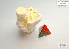 Chessex Gemini Red-Teal/Gold Mini-hedral Dice Set | Silver Goblin