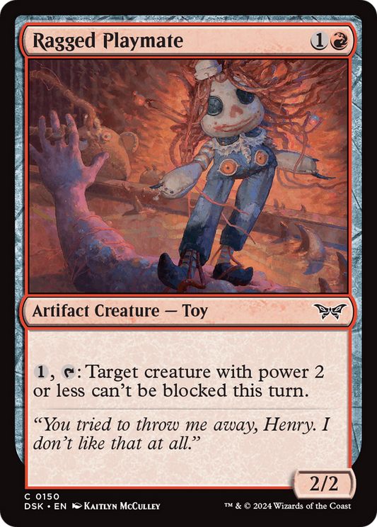 Ragged Playmate [Duskmourn: House of Horror] Foil