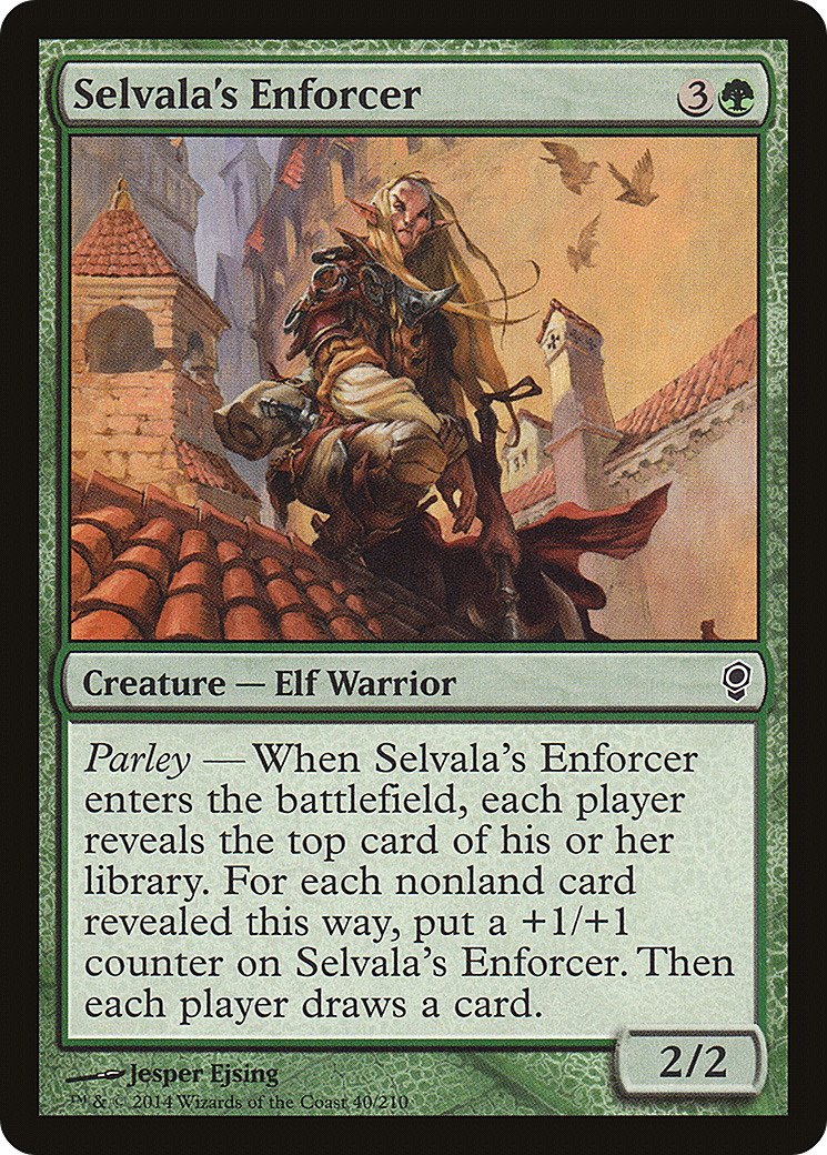 Selvala's Enforcer (040) Foil - Conspiracy
