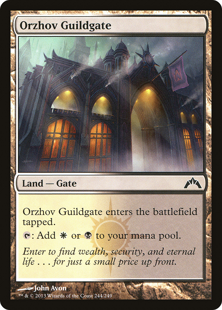 Orzhov Guildgate (244) - Gatecrash