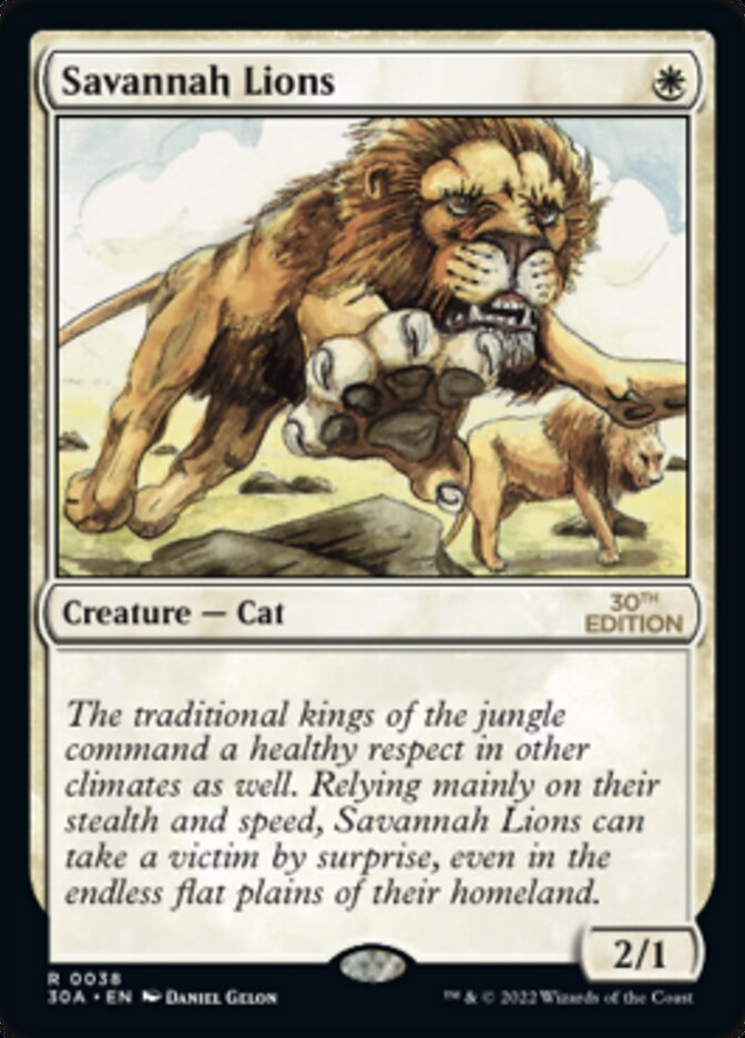 Savannah Lions (038) - 30th Anniversary Edition