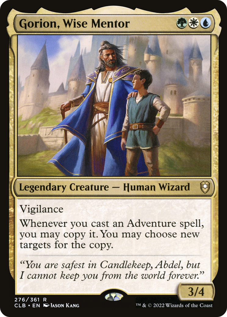 Gorion, Wise Mentor (276) - Commander Legends: Battle for Baldur's Gate