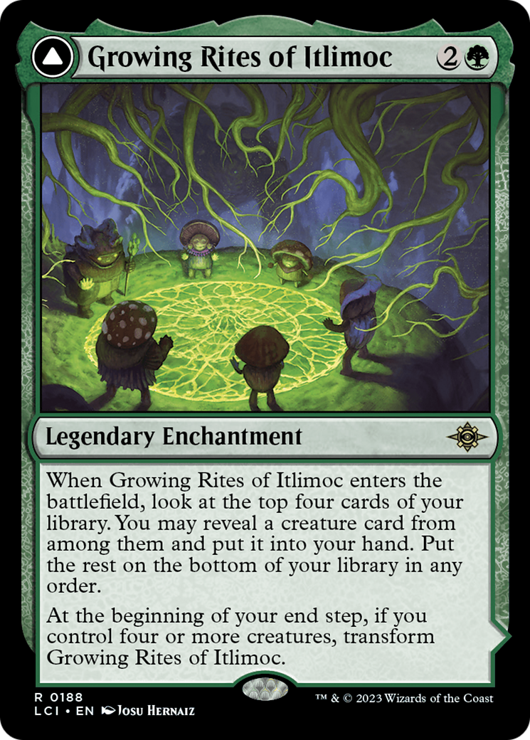 Growing Rites of Itlimoc (188) Foil - The Lost Caverns of Ixalan